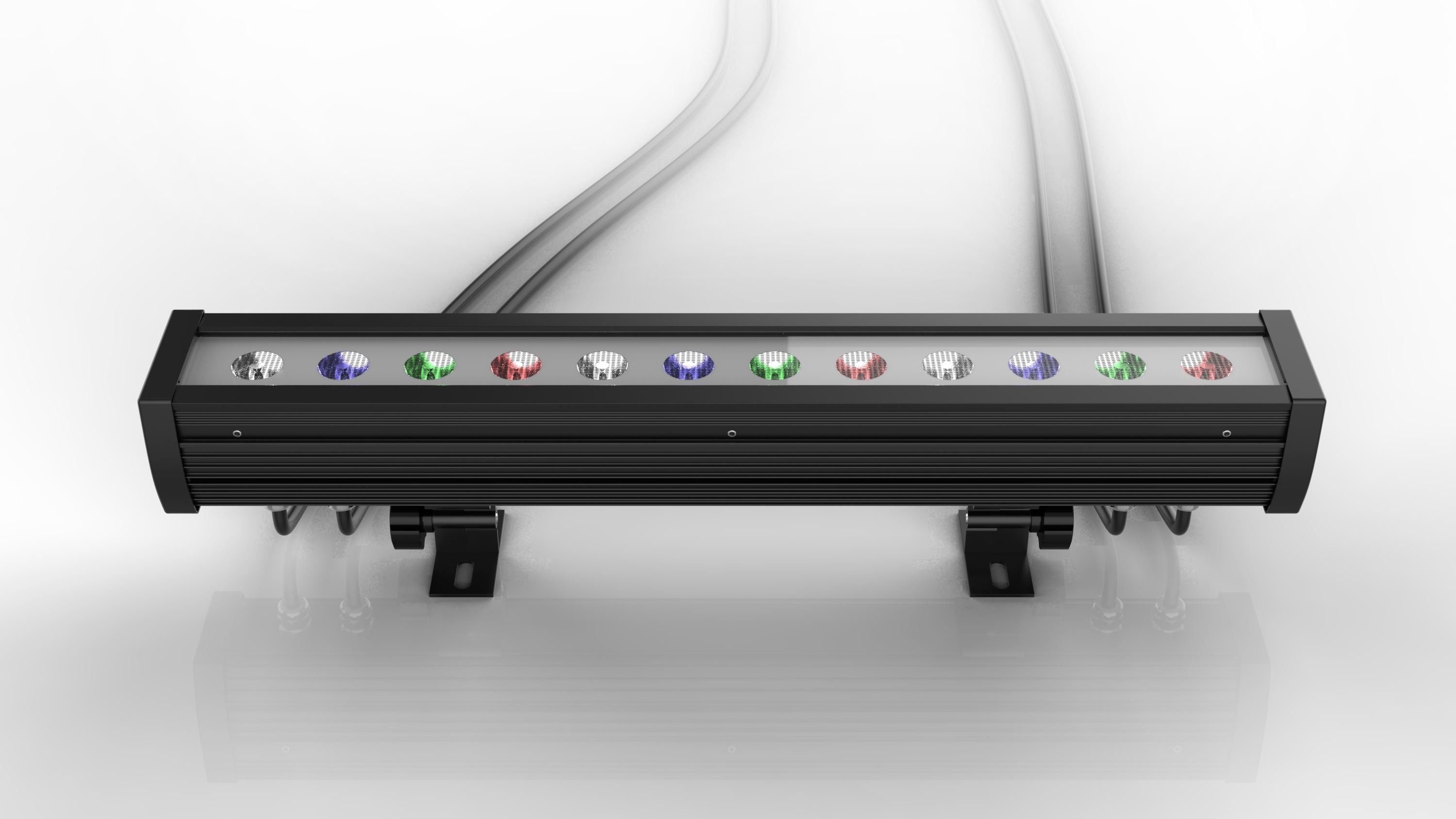 Outdoor RGB LED Wash Bar Von ICON.:ICON-B010A (12 Stück)&ICON-B010B (36 Stück)